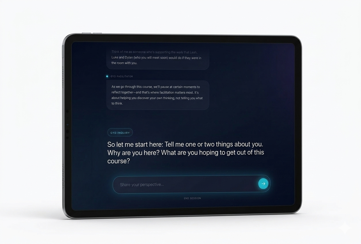 GYD — an AI facilitator woven into Kula Learn lessons